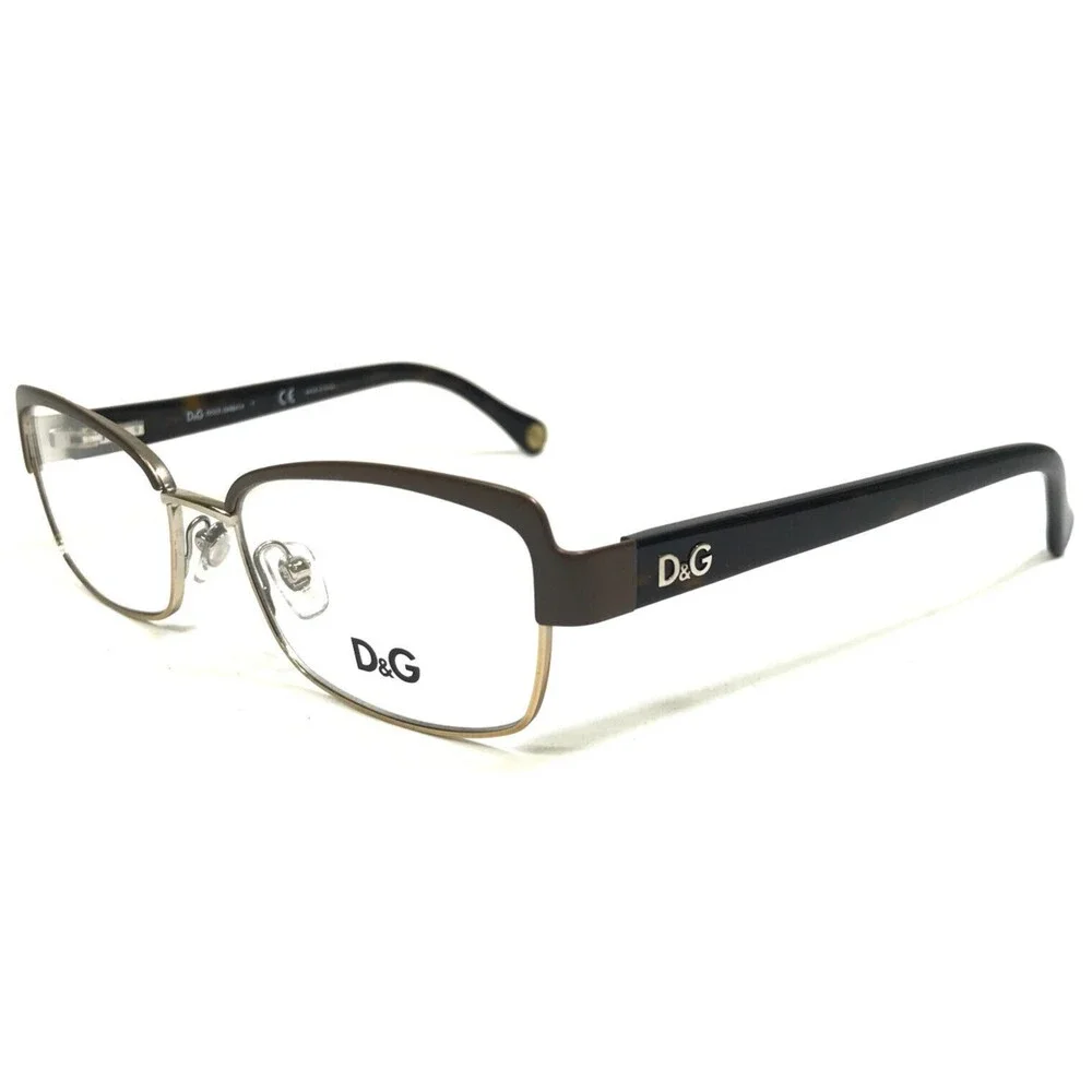 Dolce & Gabbana Eyeglasses Frames D&G5102 1101 Tortoise Brown Gold 51-16-135
